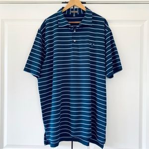 Peter Millar Summer Comfort Polo Shirt Golf Bull Skull Texas Longhorn Size XXL
